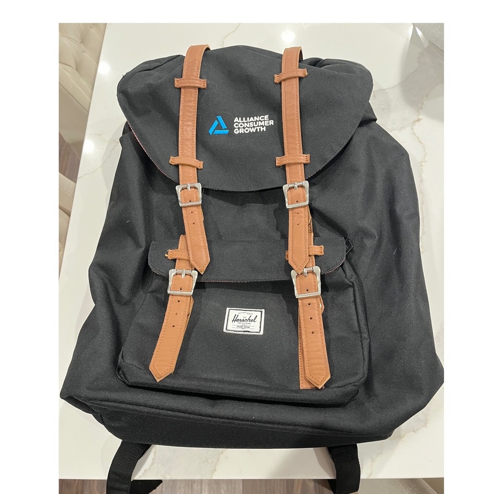 branded Herschel Supply Co Little America Backpack Black Laptop Sleeve Bag